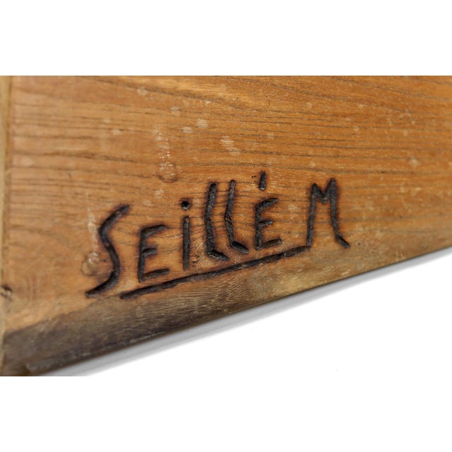 Brutalist Sculpture of Female Body in Cedar and Oak by Seillé M, France, 1970s For Sale - Image 16 of 17