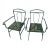 Antique Art Nouveau Wrought Iron Children’s Chairs - Pair For Sale