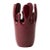 Crown Vase in Burgundy For Sale