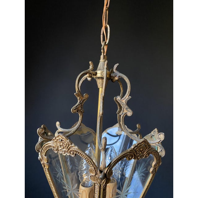 Vintage Italian Hanging Light, 1930s For Sale - Image 3 of 6