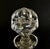 Hollywood Regency Vintage Anglia Decanter & Stopper by Nachtmann Round Crystal Glass Decanter Heavy Bottom For Sale - Image 3 of 7