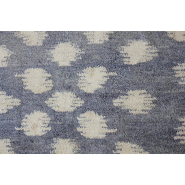 Hand-Knotted Ikat Rug - 10'0" X 8'3" For Sale - Image 4 of 4
