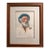 Augusto Moriani (Italian, 1854–1913) Watercolor Portrait of Bearded Man With Pipe, Framed For Sale
