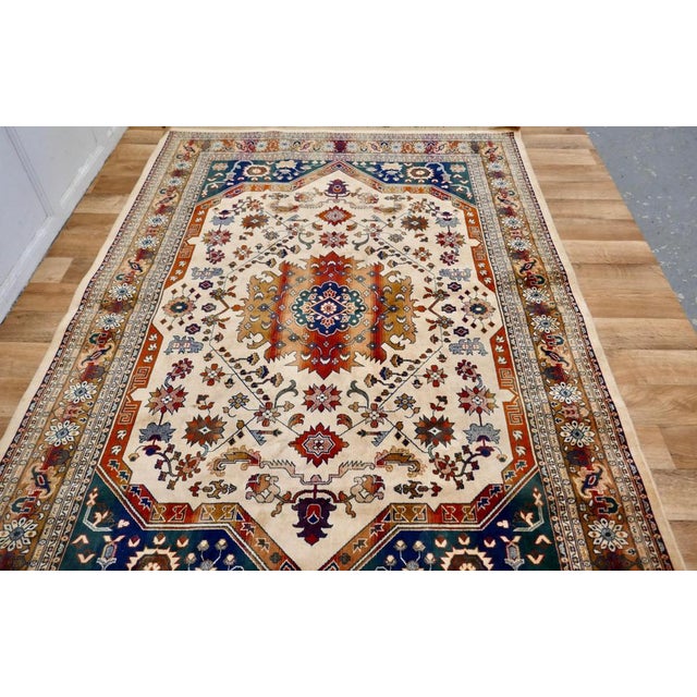 1960s Tree of Life Silk Rug, 1960s For Sale - Image 5 of 7