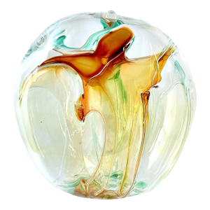 1996 Signed Peter Bramhall Large Glass Orb