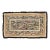 American Hooked Rug With Variegated Design in Black, Brown and Taupe 2'4"x5'2" For Sale