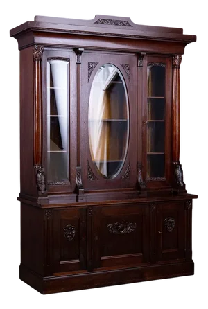 20th Century Bookcase Display Cabinet