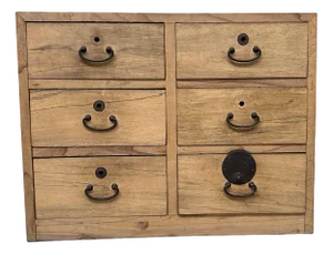 Small Taishō Period Japanese Tansu Drawer Chest, 1920s