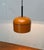 Vintage German Space Age Yellow Orange Pendant Lamp by Arnold Berges for Staff, 1970s For Sale - Image 11 of 18