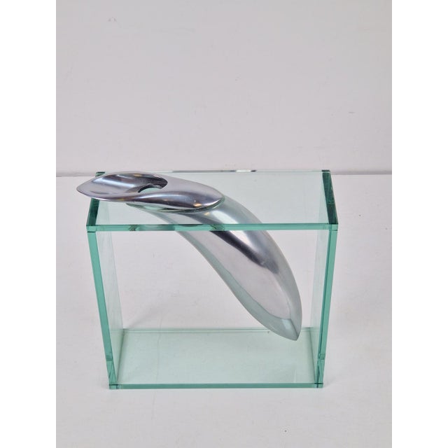 Set 4 modernist art object vase lisa mori ’80 these sleekly designed vases by lisa mori for inn crystal glass gmbh are a...