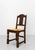1950s Vintage Spanish Oak Dining Chairs with Rush Seats, 1950, Set of 6 For Sale - Image 5 of 15