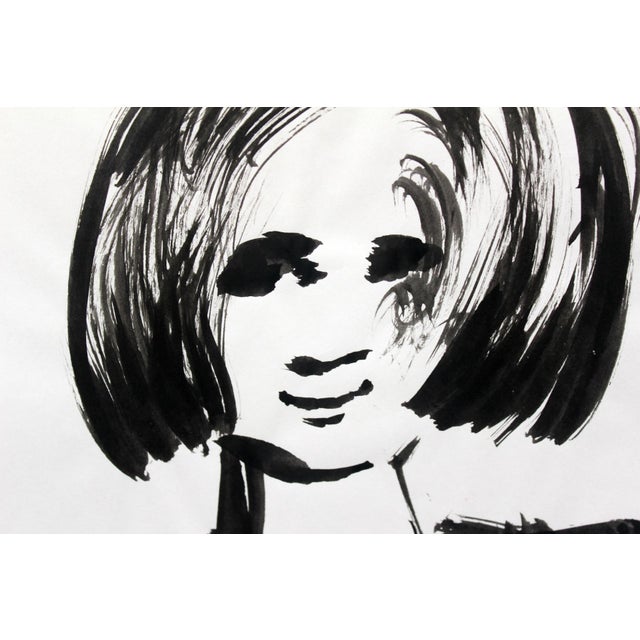 Anna Zawadka, Between Women, Ink on Paper For Sale - Image 3 of 7