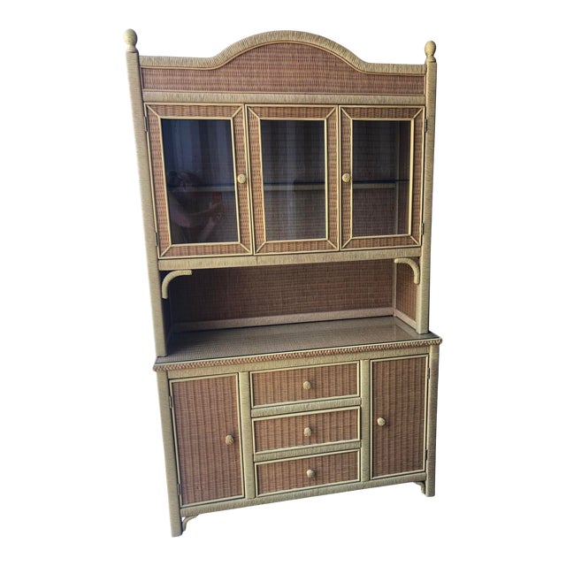 Henry Link Lexington Boho Chic China Hutch Chairish