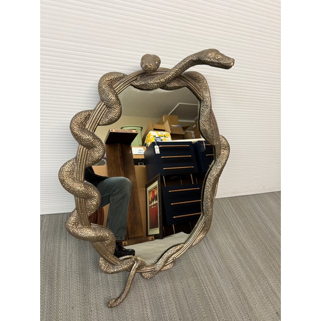 Contemporary Pottery Barn Harry Potter Serpent Mirror For Sale - Image 3 of 12