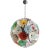 Sputnik Murano Multicolored Chandelier 51 Daisy Multicolored Glasses For Sale