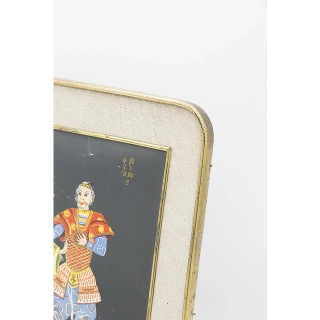 Framed Japanese Print Depicting First Date, Early 1900s For Sale - Image 4 of 7