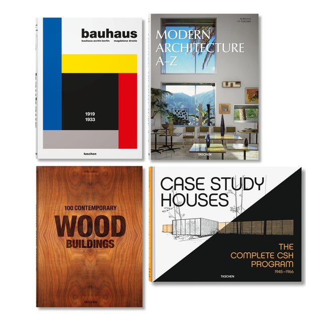 TASCHEN Books Architecture Library, Set of 4 Chairish