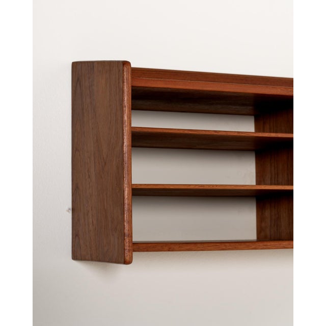 1950s Scandinavian Modern Teak Shelf, 1950s For Sale - Image 5 of 7