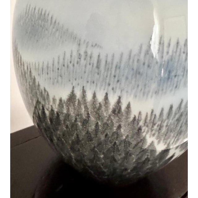 Tall Japanese Arita Porcelain Vase by Fujii Shumei For Sale - Image 10 of 16