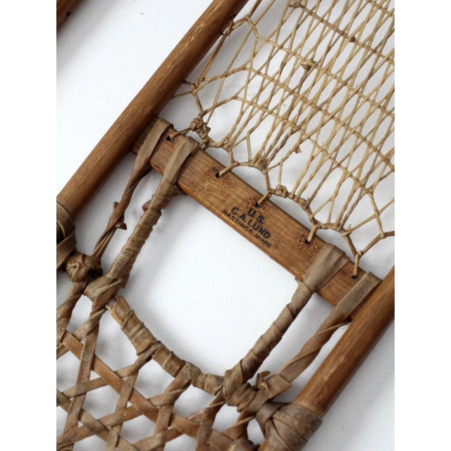 Vintage Ca Lund Snowshoes For Sale - Image 11 of 13