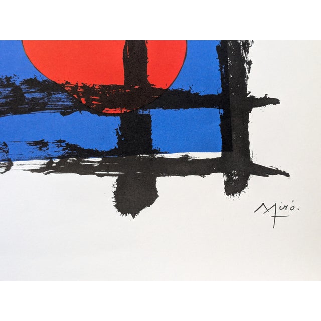 Joan Miró, Imaginary Boy, Sun Eater, Color Lithograph, 1970s For Sale - Image 6 of 7