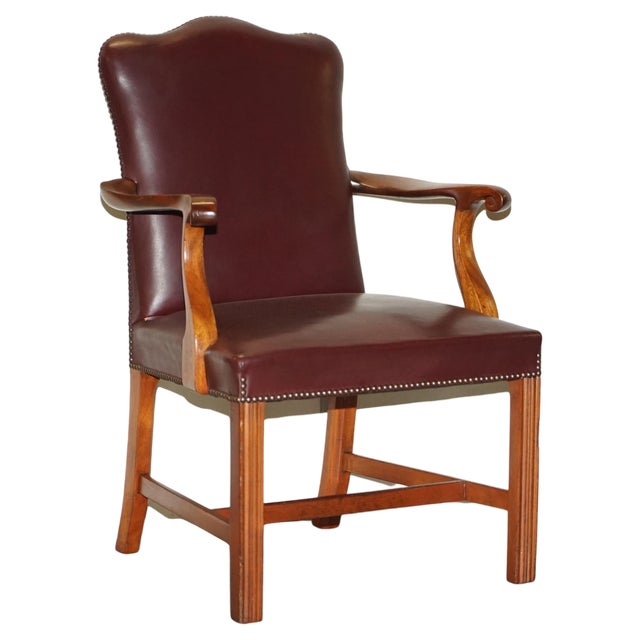 Leather Spencer House Desk Chair For Sale