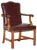 Leather Spencer House Desk Chair For Sale