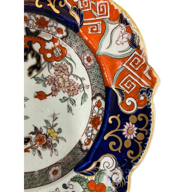Ceramic Masons Ironstone Plates - a Pair For Sale - Image 7 of 9