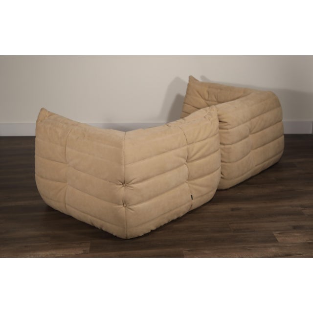 Togo Corner Seat By Michel Ducaroy For Ligne Roset In Beige