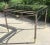 Mid 20th Century Jansen Style Gun Metal End Table With Brass Mounts From Design Institute of America For Sale In Denver - Image 6 of 13