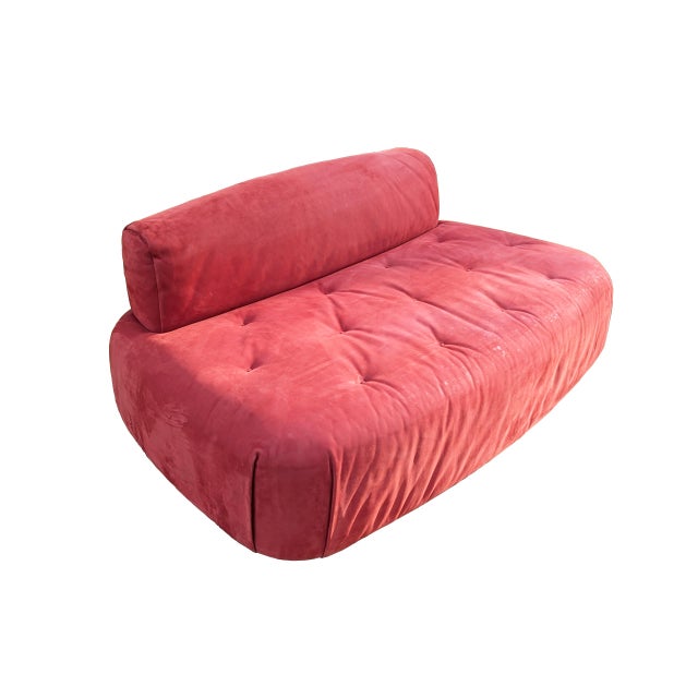 Two-Seater Mademoiselle Sofa in Grey Leather by Matteo Thun and Antonio Rodriguez for Baxter, 2000 For Sale - Image 18 of 18