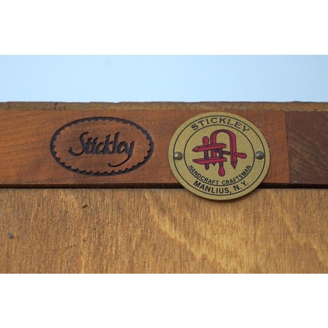 Stickley Cherry Mission Style China Cabinet For Sale - Image 17 of 18