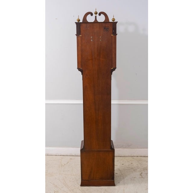 Sligh Thomas Harland Inlaid Mahogany Grandfather Clock For Sale - Image 15 of 18