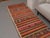1970s Vintage Handmade Wool Cotton Red Runner Rug For Sale In San Francisco - Image 6 of 11