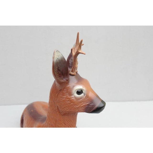 Roebuck in Ceramic by Heissner, 1950s For Sale - Image 4 of 18