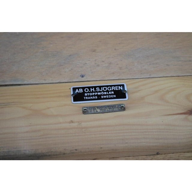 Vintage Sofa by Carl Malmsten for O.H. Sjögren, Sweden, 1950s This piece has an attribution mark, I am sure that it is...