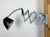 This vintage adjustable gooseneck industrial scissor wall light was produced by Elektroinstala in former Czechoslovakia...