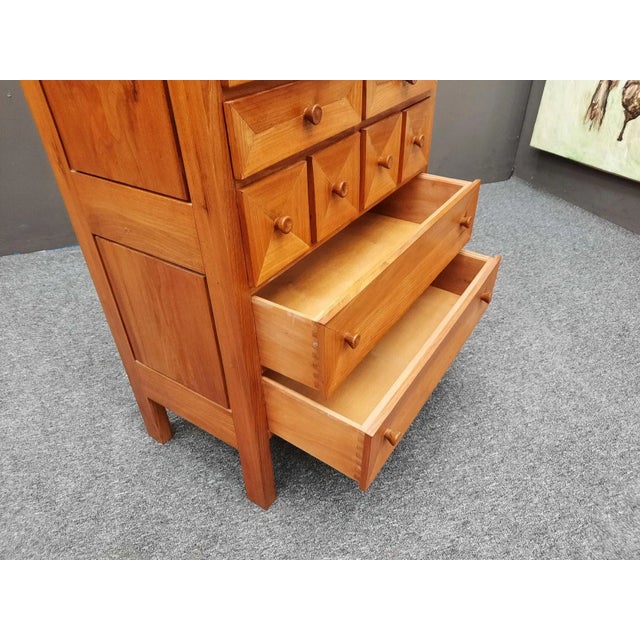 Tan Mid-Century Modern Drawer Dresser, 1960s For Sale - Image 8 of 14