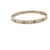 Cartier, Love Medium Model Bangle Bracelet, 18k White Gold, Size 18 For Sale - Image 9 of 11