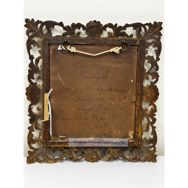 19th Century Florentine Medici Oil Portrait of Giovanni Delle Bande Nere For Sale - Image 4 of 11