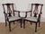 Pair Circa. 2003 Henkel Harris Mahogany Model #118a Arm Dining Chairs For Sale - Image 13 of 14