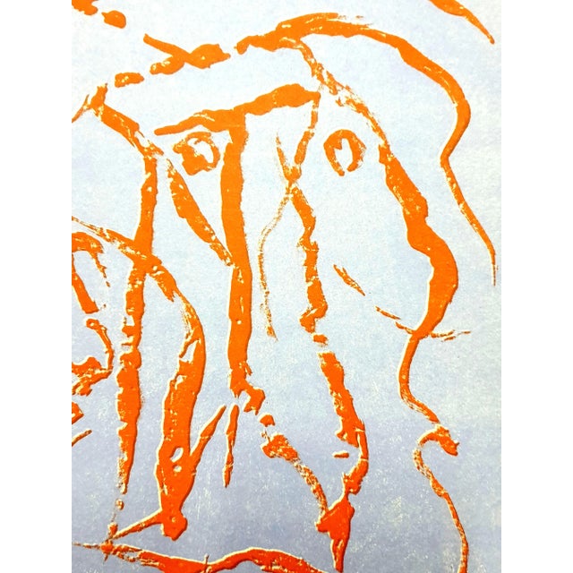Pierre Alechinsky - Composition - Original Lithograph 1960 For Sale - Image 4 of 7