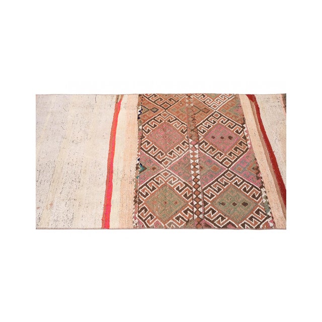 1960s Turkish Vintage Decorative Kilim Rug - 2`7″ X 4`11″ For Sale - Image 5 of 6