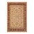 Shabby Chic Beige/Wine Red Wool Rug - 9'1'' X 11'5'' For Sale