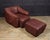 Brown Set of Mid-Century Armchair and Stool Ds47 from De Sede, 1970s For Sale - Image 8 of 14