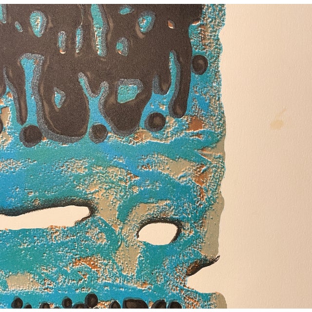 1979 Moshe Elazar Castel King Solomon's Mines Lithograph For Sale - Image 4 of 5