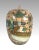Early 20th Century Antique Chinese Peach Orange Pavillion Ginger Jar With Celebration Parade and Red Crowned Cranes For Sale - Image 5 of 12