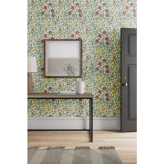 First produced as a wallpaper in 1864 Fruit is one of Morris‚Äôs earliest designs. Displaying an abundance of ripened...