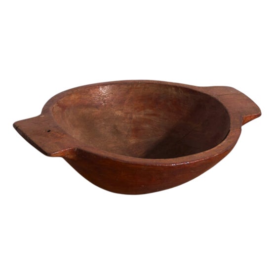 Small Antique Wooden Bowl For Sale