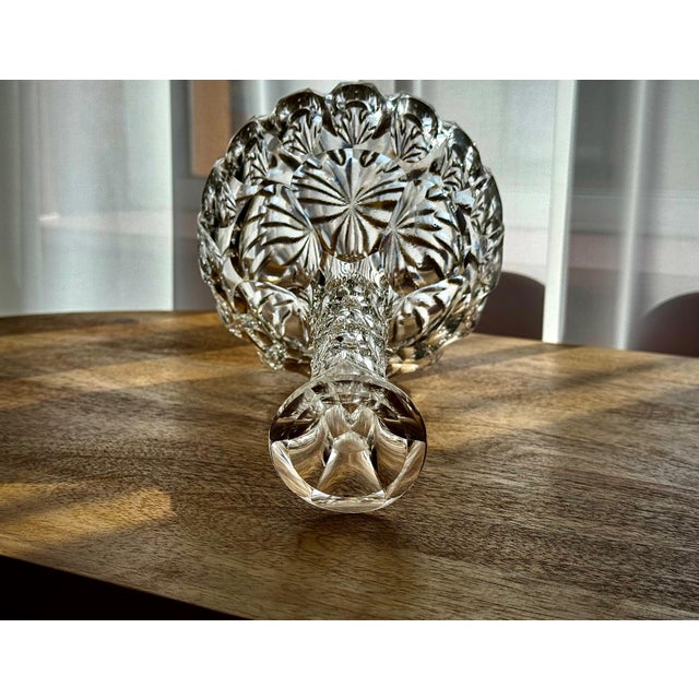 Edwardian Sherry Decanter in Deep Petal-Cut Crystal, 1905 For Sale - Image 4 of 12